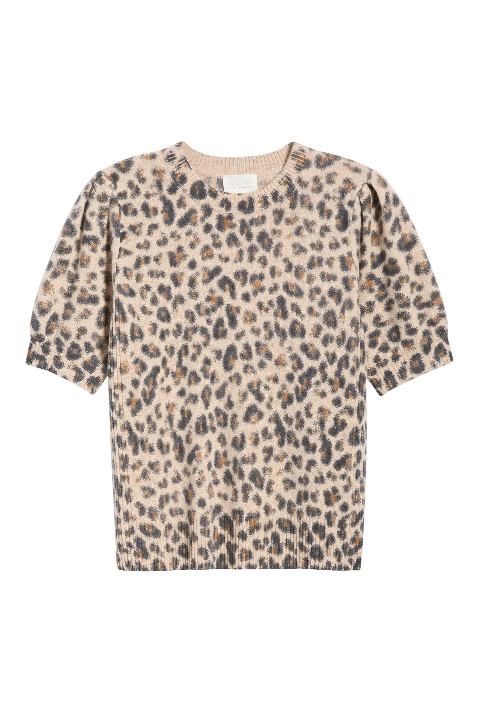 Caslon® Puff Sleeve Crewneck Sweater (Women) | Nordstrom | Nordstrom