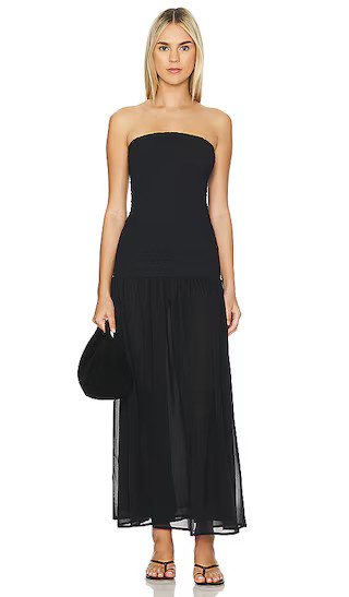 Kian Maxi Dress in Black | Revolve Clothing (Global)