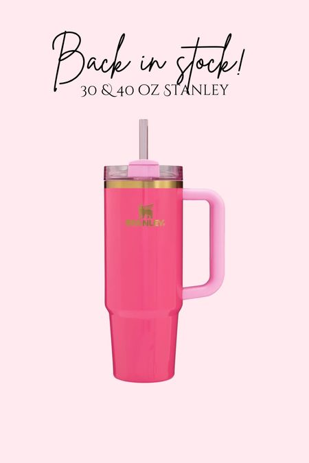 Both size of this Barbie pink Stanley are back in stock!! 

#LTKFindsUnder50 #LTKHome