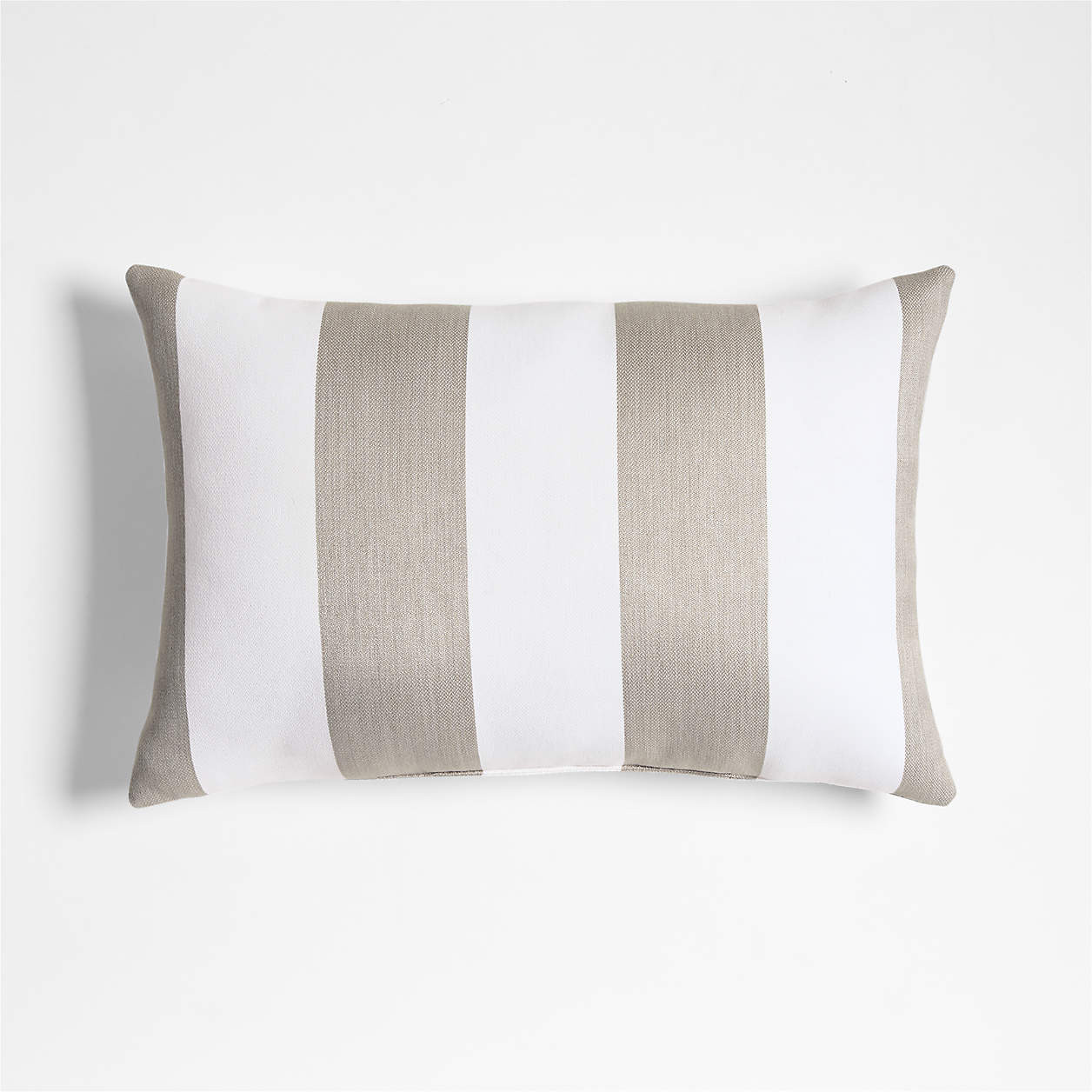 Sunbrella 20"x13" Cabana Bunbury Blue Stripe Outdoor Throw Pillow' + Reviews | Crate & Barrel | Crate & Barrel