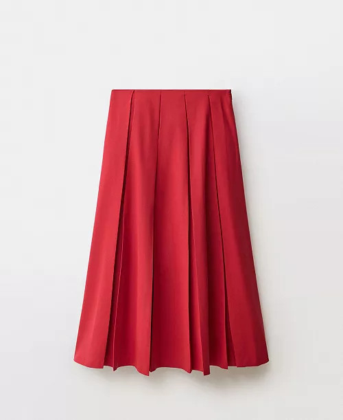 Women's Pleated Wool Blend Skirt | Macy's