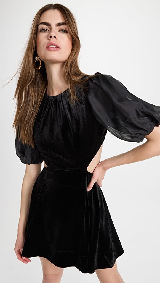 BARDOT Malina Velour Mini Dress | SHOPBOP | Shopbop