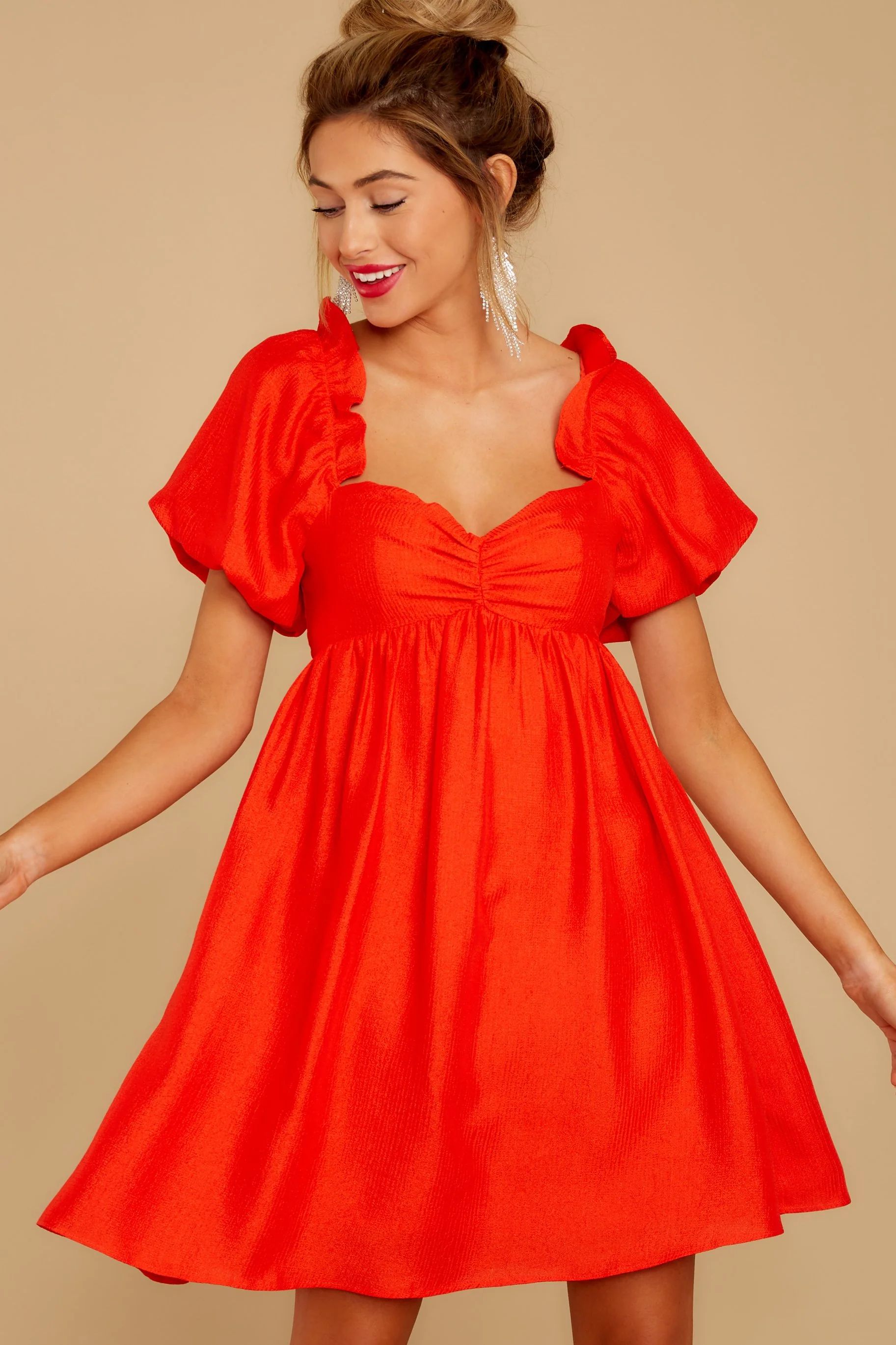 English Factory Keep On Wishing Red Dress | Red Dress 