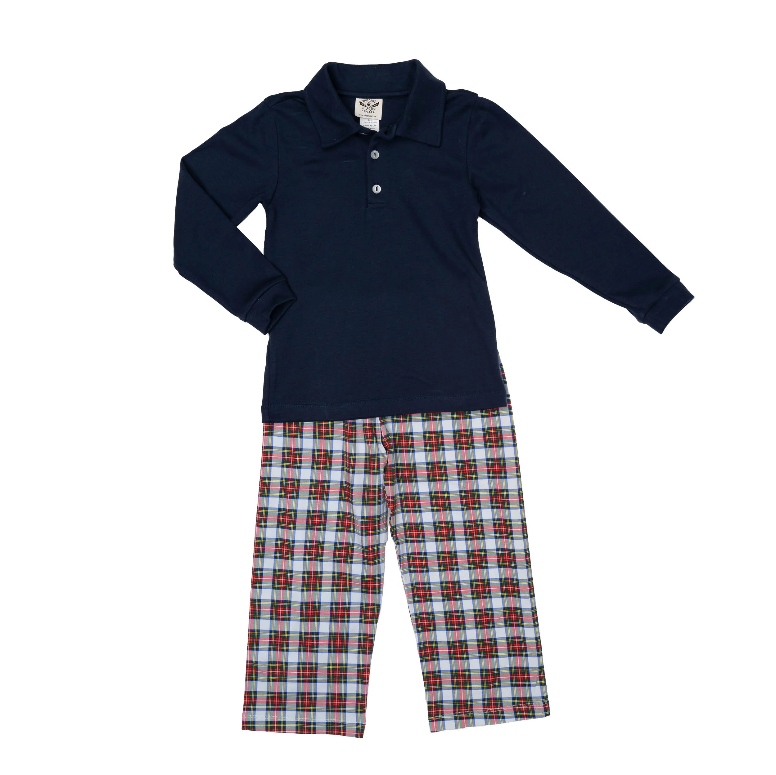 Christmas Plaid Boy Pants | The Oaks Apparel Company