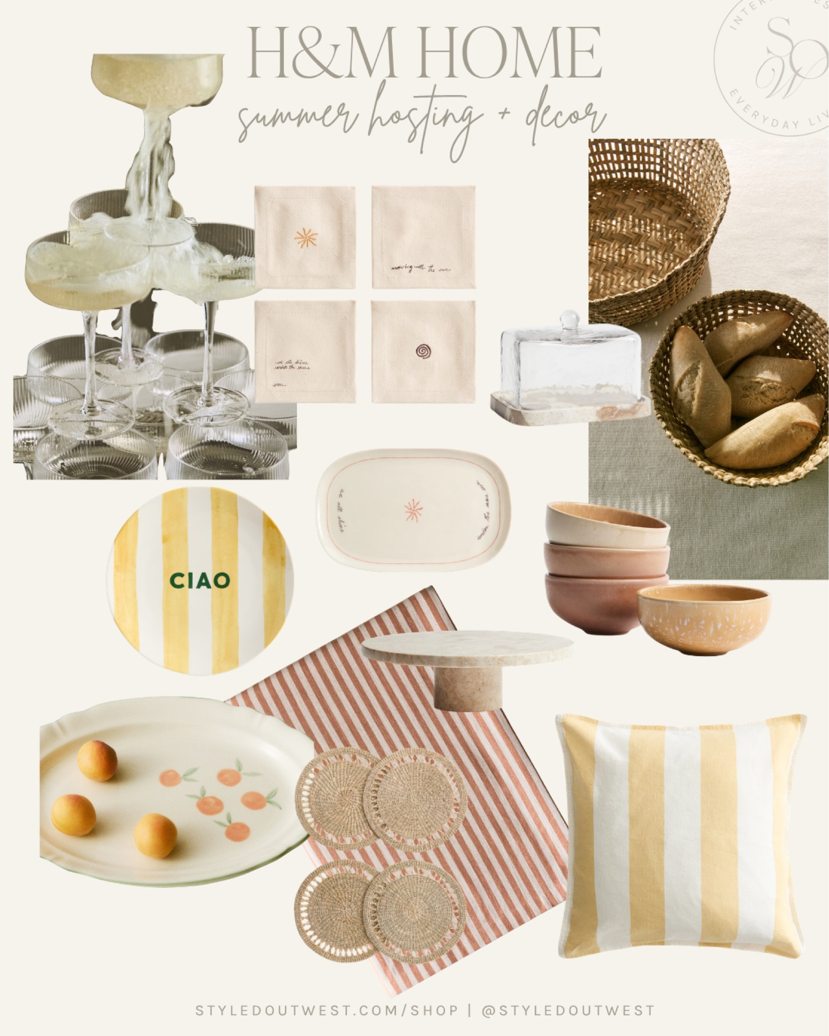 Bringing a little European summer charm home with woven textures, playful tableware, striped linens, and entertaining essentials that feel elevated yet approachable. Browse my favorite H&M Home finds for summer hosting, outdoor dining, and seasonal decorating. 

#LTKSeasonal #LTKHome