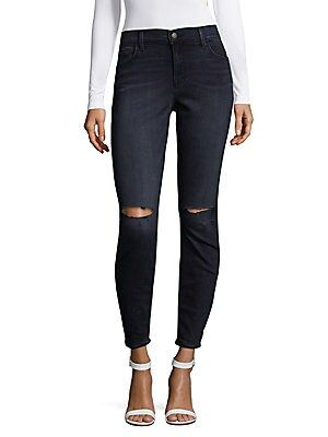 Audrey Mid-Rise Distressed Jeans | Saks Fifth Avenue OFF 5TH