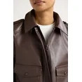 Scoop Women's and Women's Plus Faux Leather Cargo Pocket Jacket, Sizes XS-4X | Walmart (US)