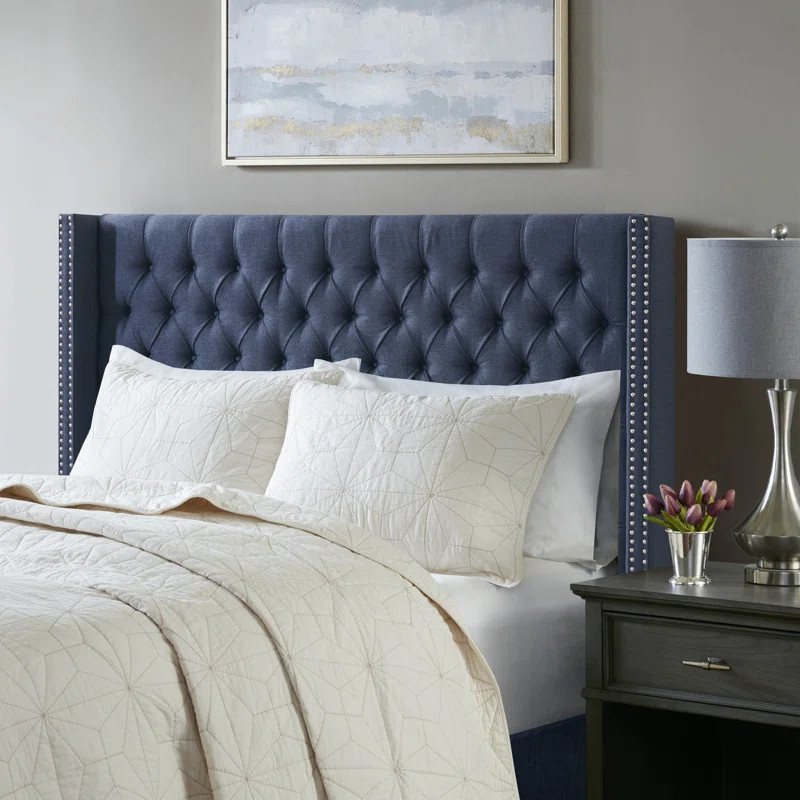 Candice Upholstered Wingback Button Tufted Headboard | Wayfair Professional