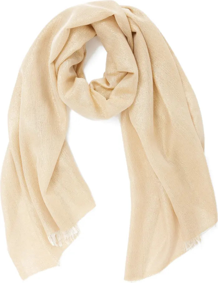 Metallic Lightweight Wrap | Nordstrom