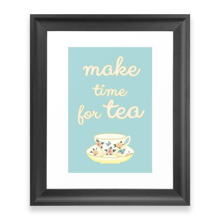 The Tea Time Framed Art Print by lemonpepper | Society6