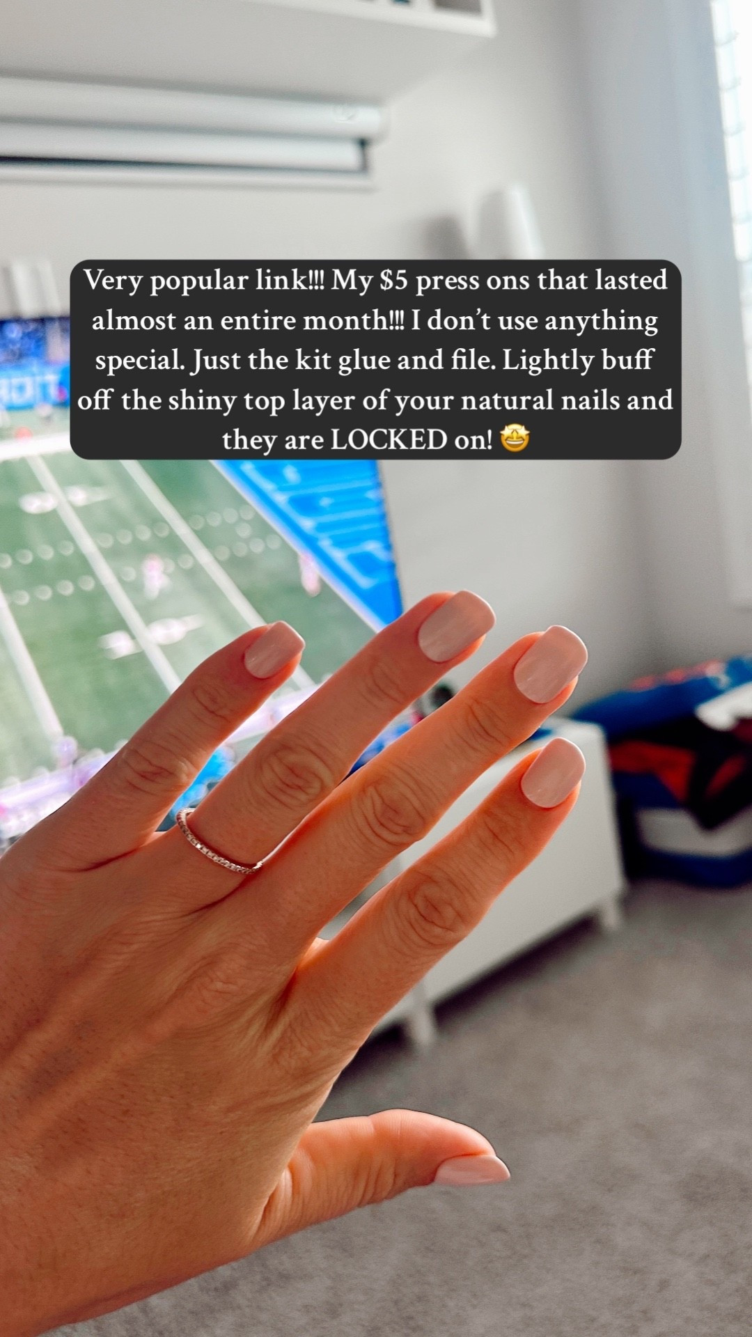 These press on nails have been one of my most popular links in a long time! I think them being short is part of the reason they last so long because they don’t get caught on anything. I’ve tried SO many press on brands. These are by far the most impressive. Fool proof and long lasting!!!

#LTKStyleTip #LTKFindsUnder50 #LTKBeauty