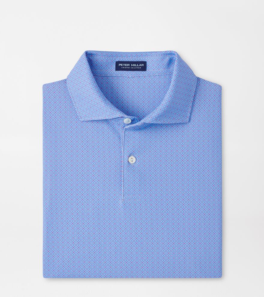 Lloyd Dot Geo Performance Jersey Polo | Peter Millar