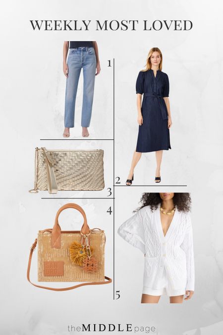 Loving this line up for the weekly most loved! Everything from a laid back graduation dress to stylish date night accesories ✨️

#LTKitbag #LTKfindsunder100 #LTKover40