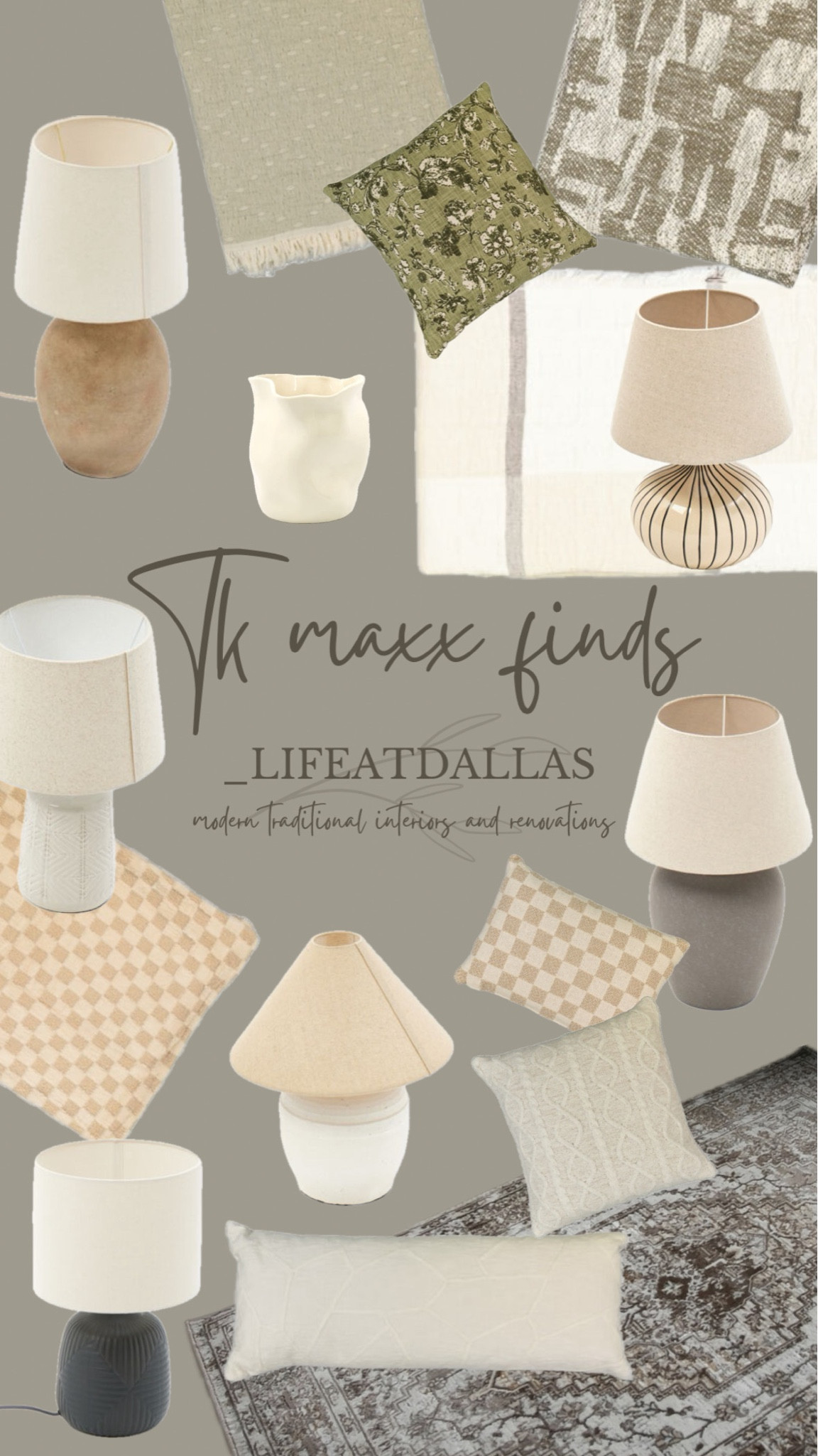 Lamps, cushions, throws & other home decor new in pieces on the TK Maxx website this week!✨

#LTKhome #LTKU #LTKeurope