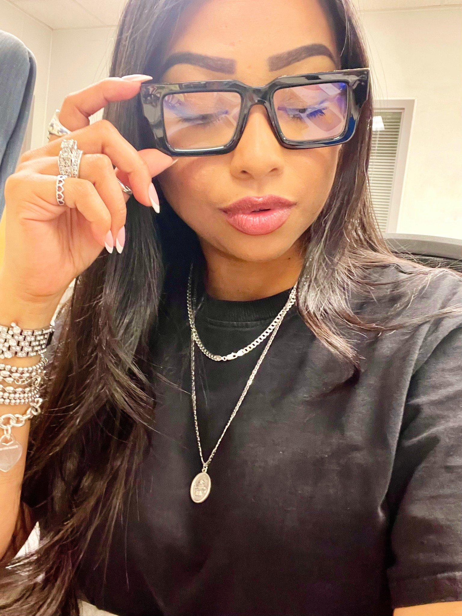 Cute oversized readers. Yes please and thank you 🤓. Affordable, stylish and it comes in a 3 pack with different colors im in for it all 👓. I have 20/20 vision or so says my eye doctor but seeing up close is a bit blurry. She recommended the 1.00 and it is perfect 👌🏼 

#LTKBeauty #LTKStyleTip #LTKFindsUnder50