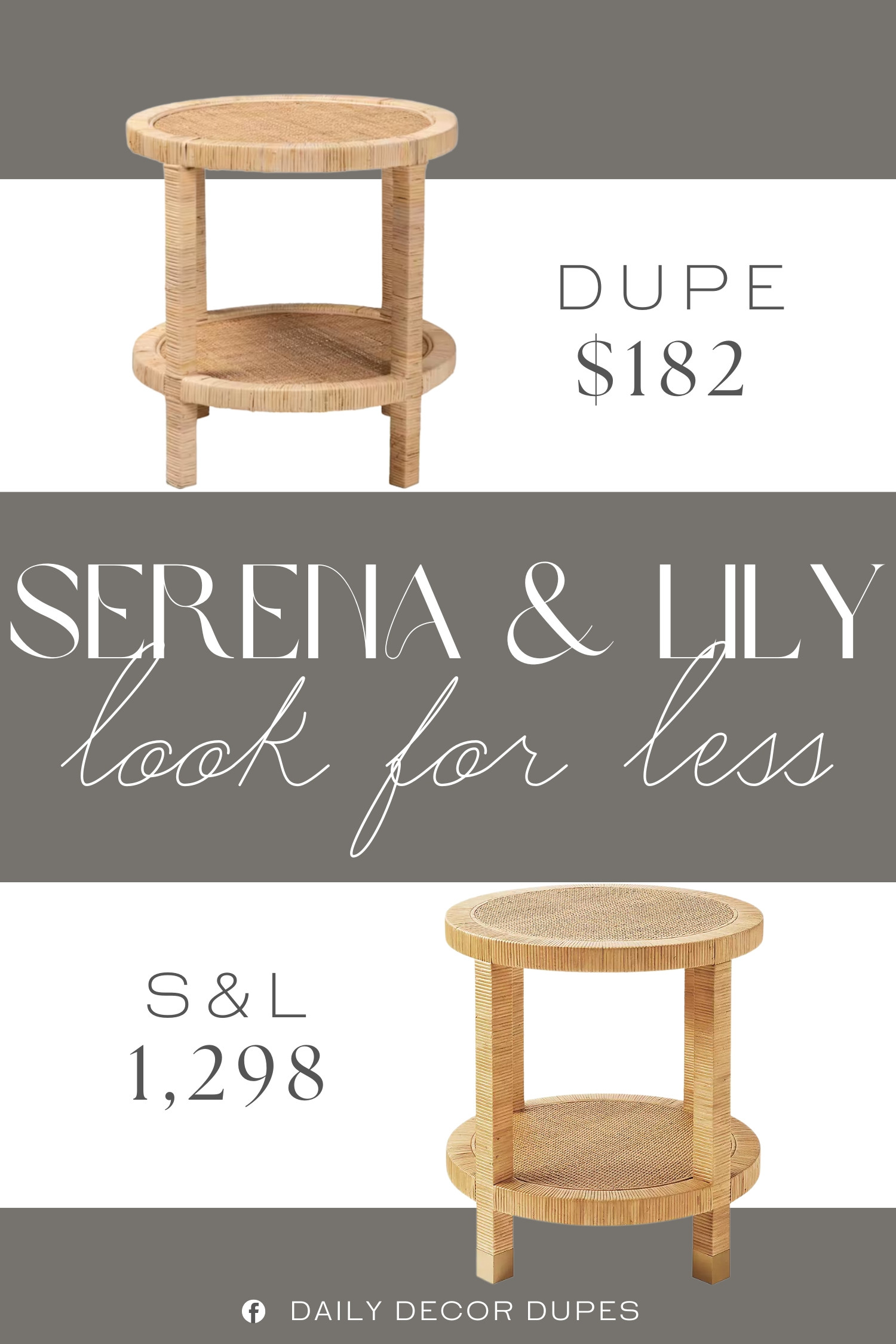 Inspired by Serena & Lily Rattan Side Table. Round Rattan Side Table. Wicker Side Table. Bohemian Accent Table. Round Accent Table. Handwoven Rattan Table. Coastal Side Table. Natural Rattan End Table. Beach House Decor. 

Home more affordable option find copy cat similar look for less budget friendly affordable cheap cheaper beautiful pretty. Clearance sale coupon code discount code promo code luxury lookalike look a like Inspo inspiration inspired by idea ideas Love like these? I share multiple every day in my FB group
#serenaandlilyinspired #sidetable #endtable #accenttable #livingroomtable #rattandecor #wickerfurniture #furniturefinds #bohohome 

 #LTKHome