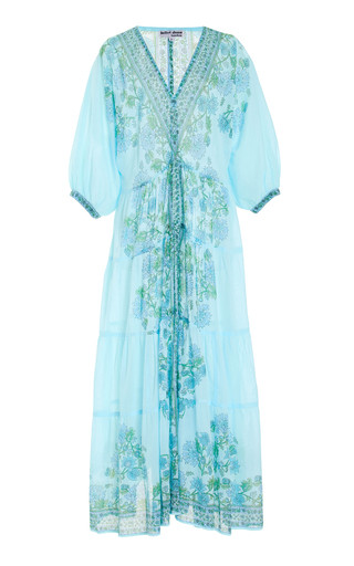 Rose-Printed Cotton Maxi Dress | Moda Operandi (Global)