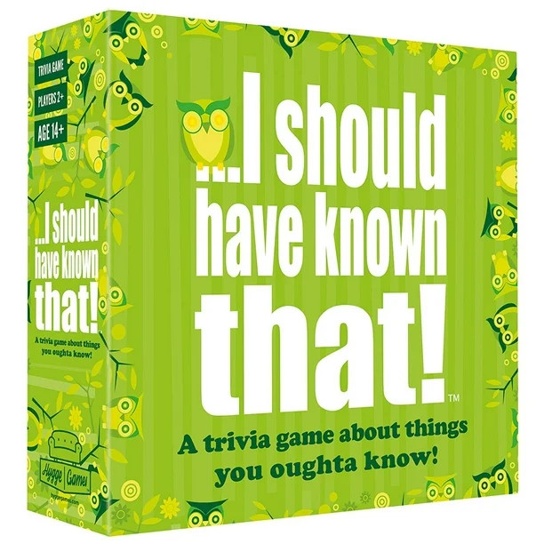 I should have known that! - A trivia game about things you oughta know - Walmart.com | Walmart (US)