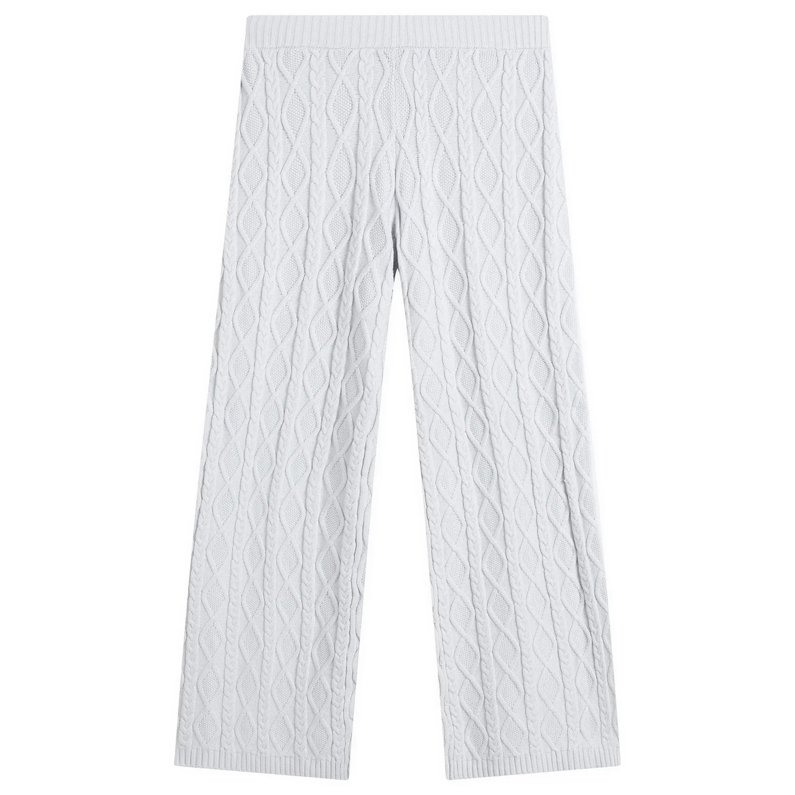 SKIMS Women's Snow Bunny Straight Leg Pants in Zen Blue, Size X-Small | END. Clothing