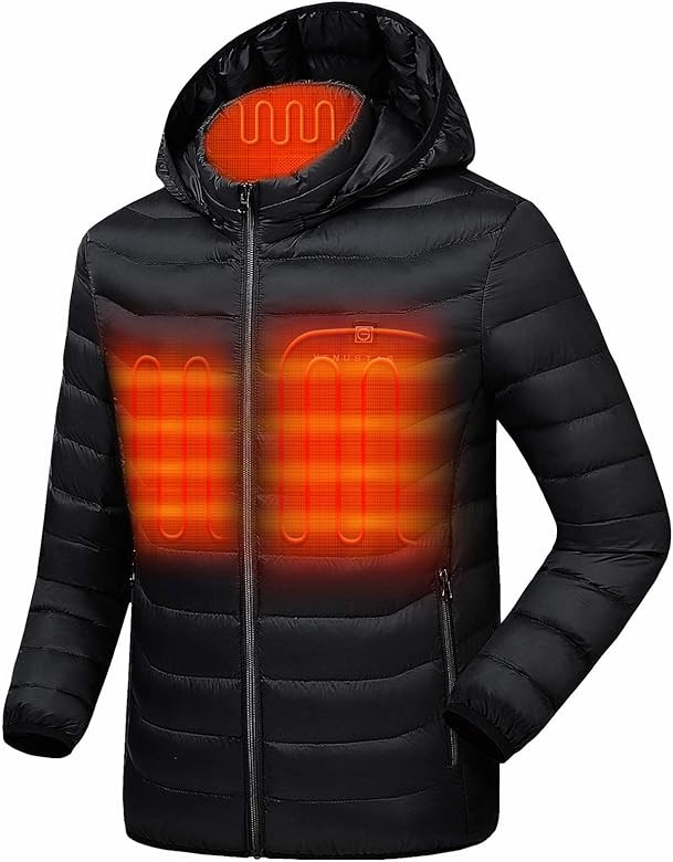Venustas Heated Jacket with Battery Pack (Unisex), Heated Coat for Women and Men with Detachable ... | Amazon (US)