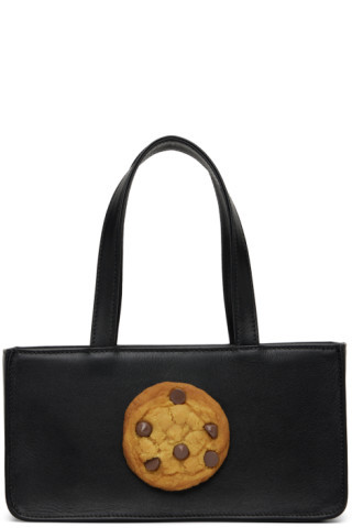 Puppets and Puppets - Black Cookie Top Handle Bag | SSENSE