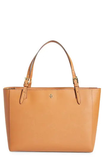 Tory Burch 'York' Buckle Tote - Brown | Nordstrom