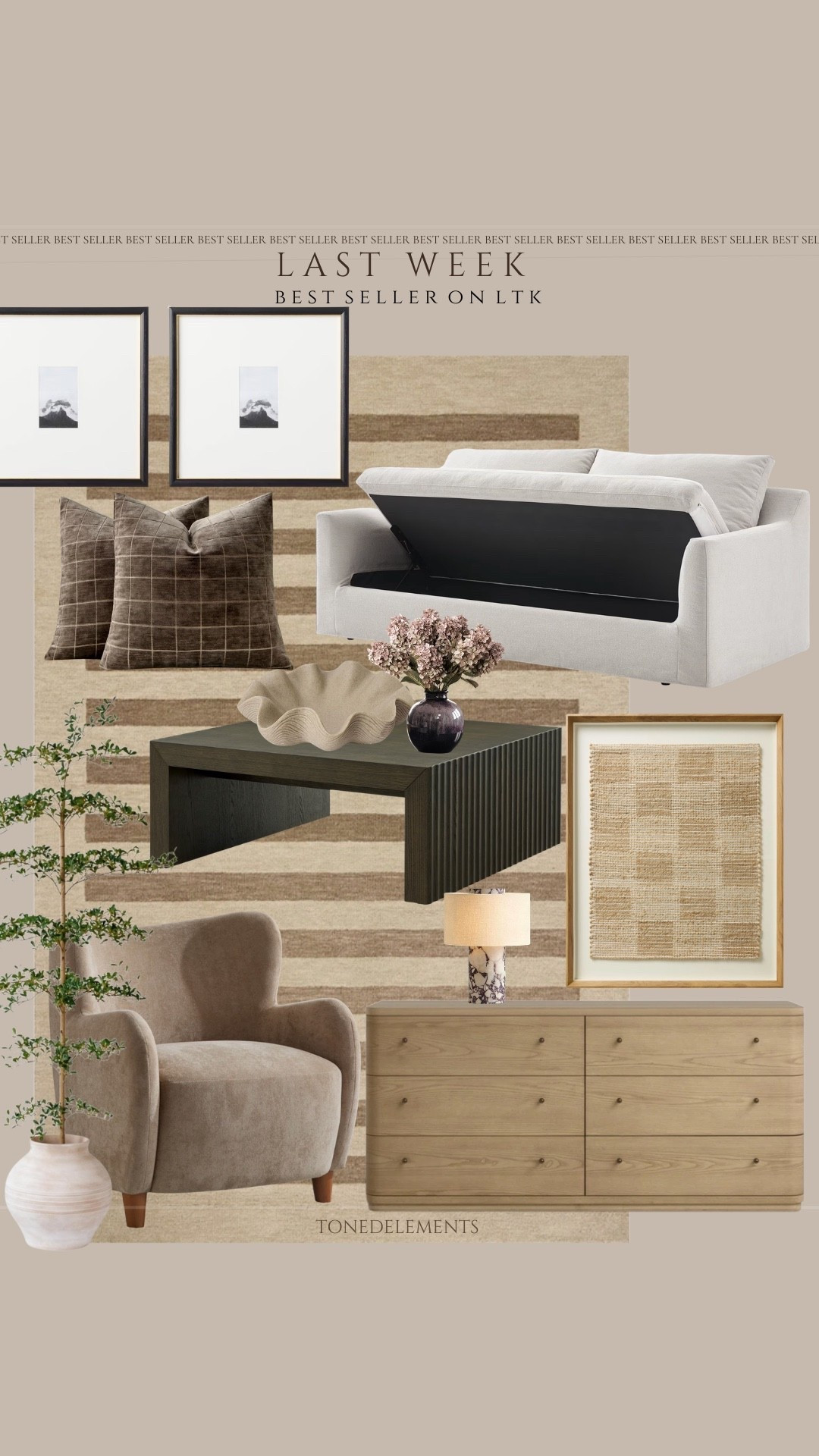 Last week’s BESTSELLERS 🤎

These were your top picks… and honestly, not surprised. Most are in my own home and I’d buy them again- timeless, easy pieces that just make a space feel pulled together. You all do love the same textures and tones I do🥹🤎

#LTKSeasonal #LTKHome #LTKSaleAlert