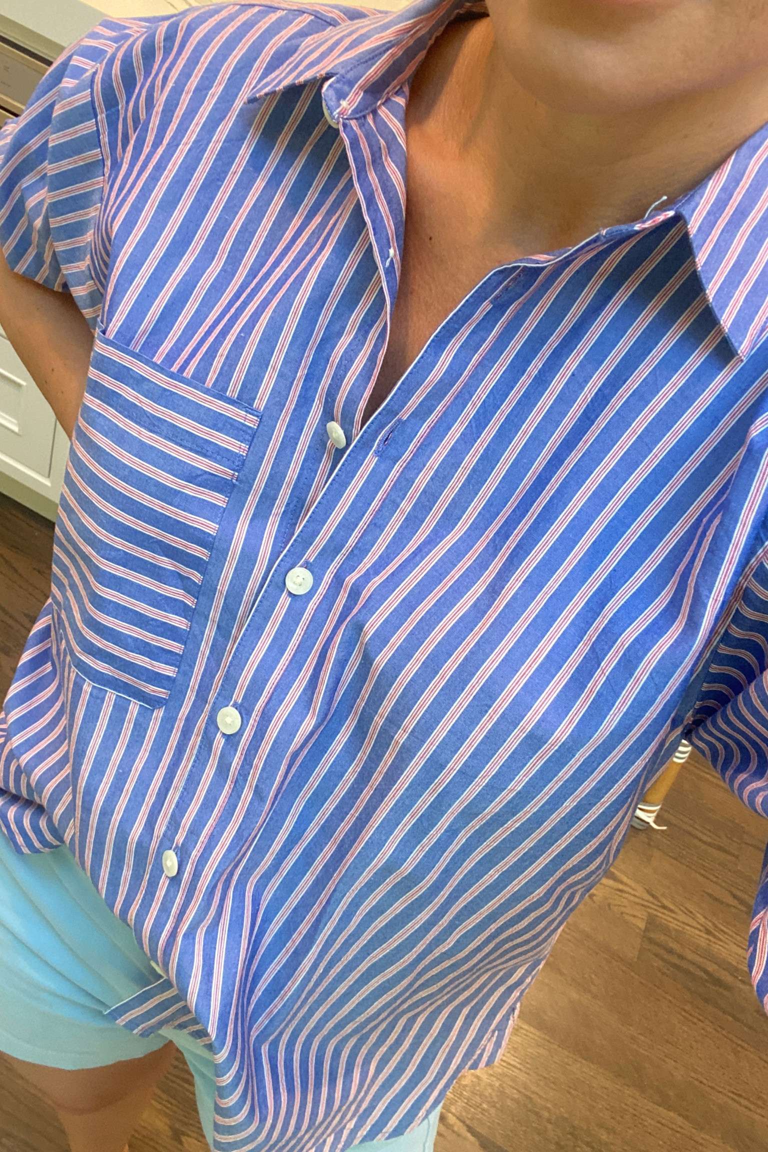 Wearing an ex regular in this oversized striped button down top. On sale for only $20!

Coastal outfit, old money outfit 

#LTKOver40 #LTKSaleAlert #LTKSeasonal