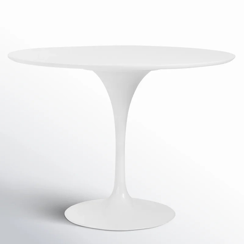 Flow Round Metal Base Dining Table | Wayfair North America