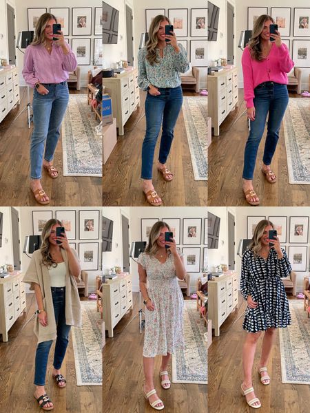 Walmart haul! Spring outfits & Easter dress 🐣 the best $18 jeans!! 🤯
Sizing info:
👖 Jeans TTS - size 8 
👚 All tops TTS - M
👗 All dresses TTS - M 
👡  All sandals/heels TTS 

Great dresses to wear to work, work blouses, work tops, workwear style, working mom, size medium, midsize, affordable jeans, stretchy jeans. Curve friendly big booty, eyelet lace top blouse spring outfits spring haul 

@walmartfashion #walmartpartner #walmartfashion

#LTKfindsunder50 #LTKSeasonal #LTKworkwear
