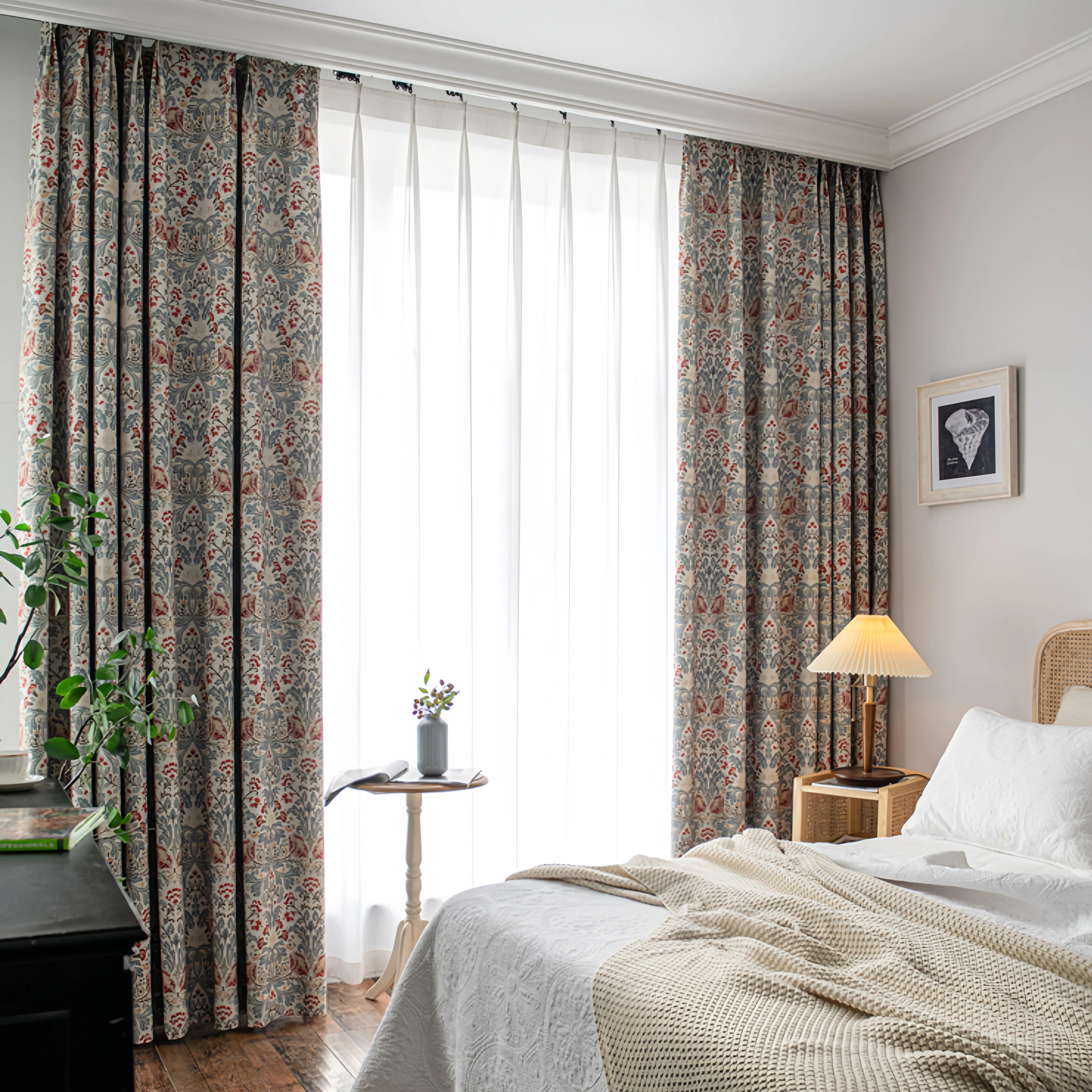 Kyle Cotton Blend Room Darkening Curtain Panel Pair (Set of 2) | Wayfair North America