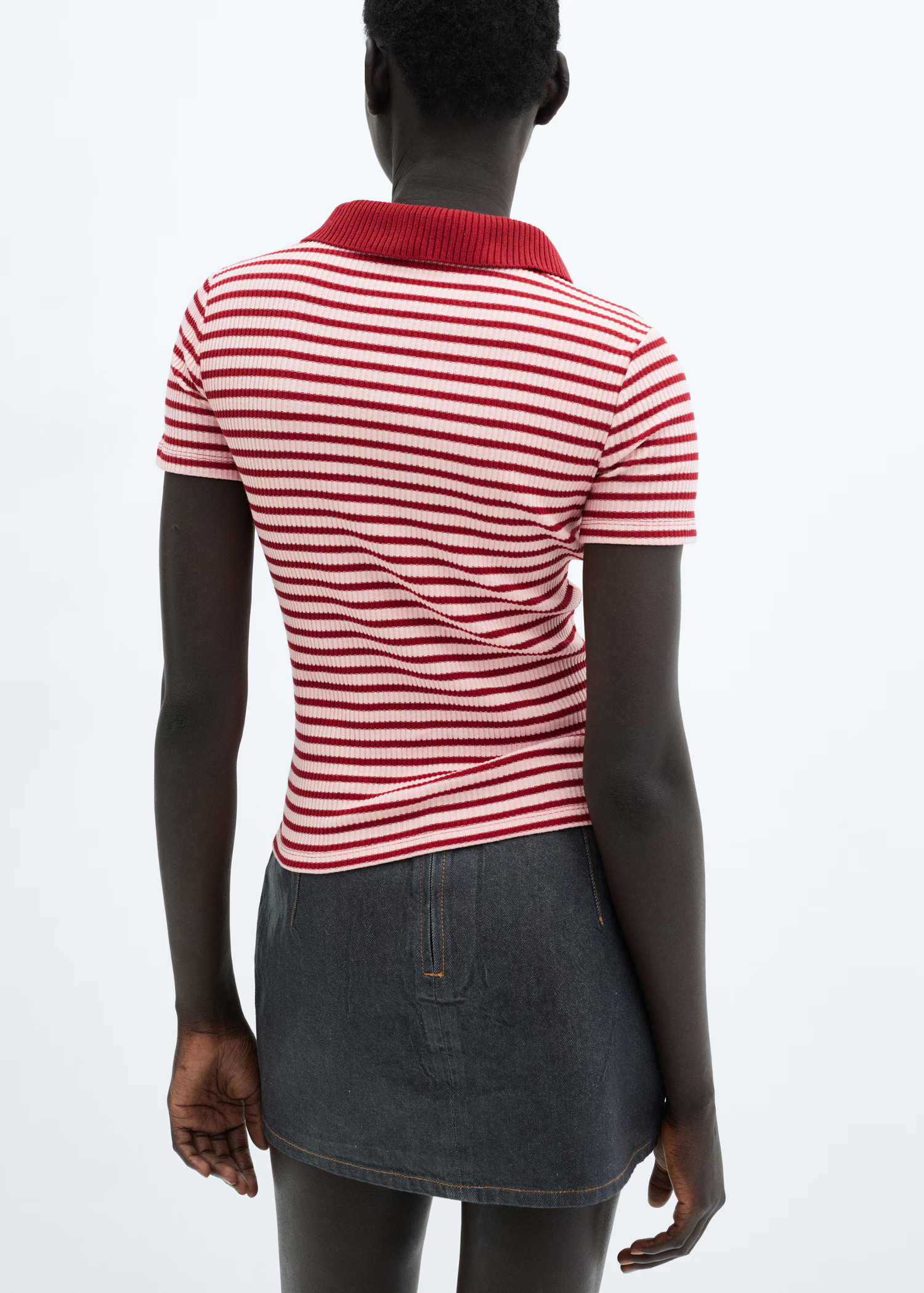 Polo style t-shirt | MANGO (US)