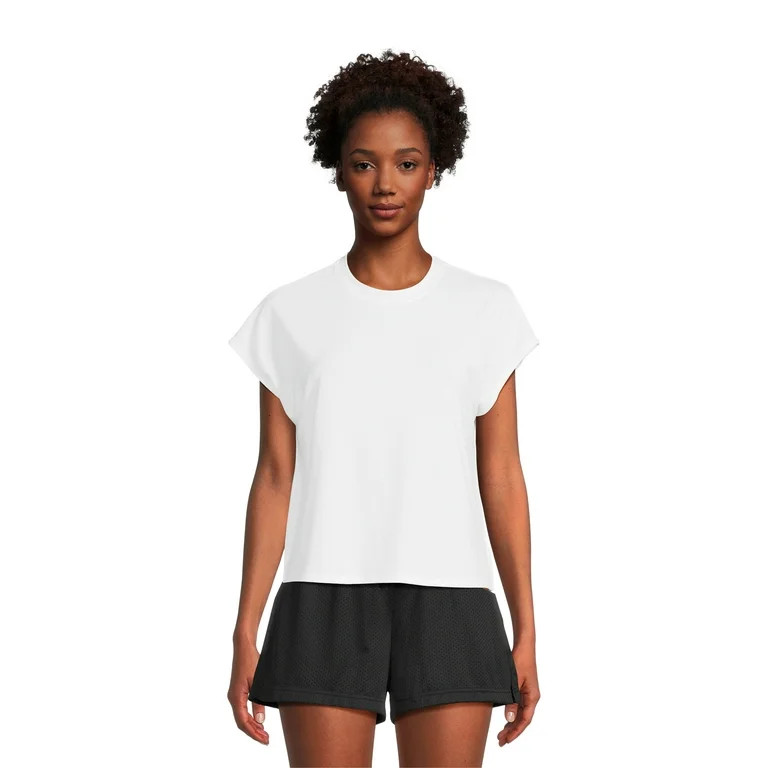 Avia Women's Cutout Back Dolman Sleeve T-Shirt, Sizes XS-XXXL | Walmart (US)