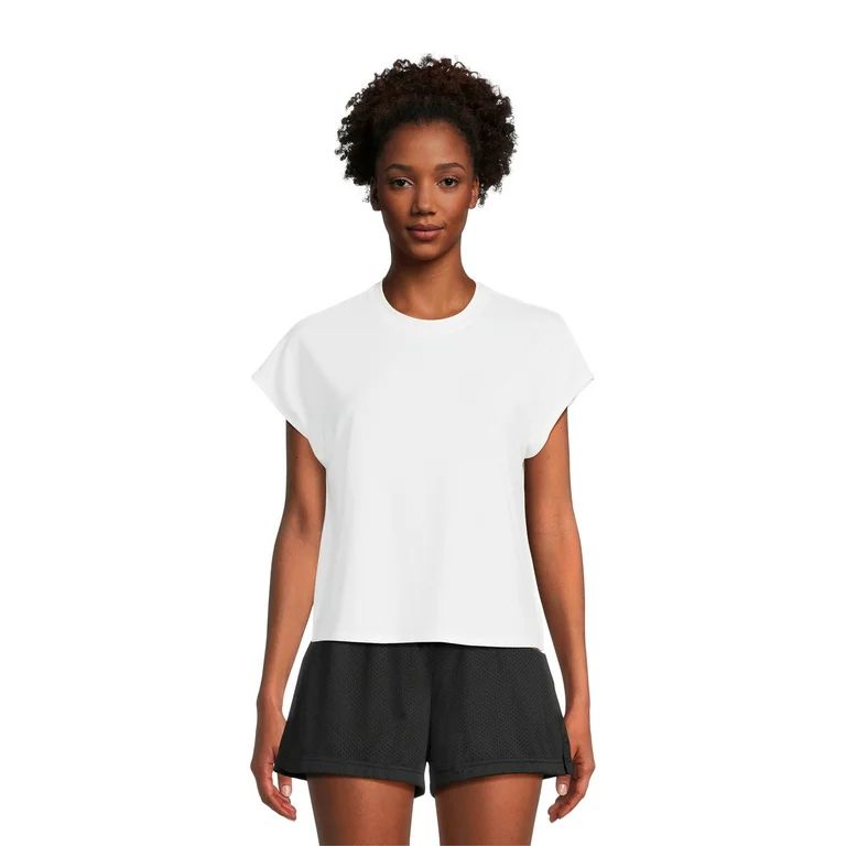 Avia Women's Cutout Back Dolman Sleeve T-Shirt, Sizes XS-XXXL - Walmart.com | Walmart (US)