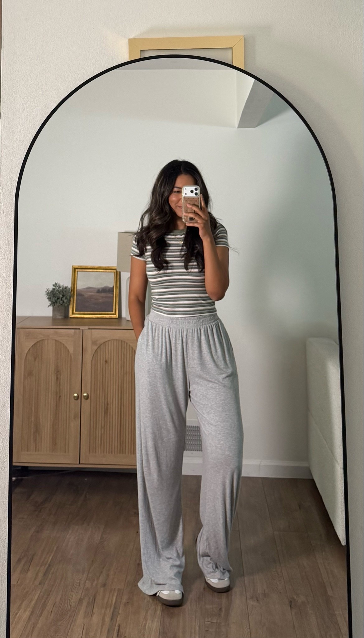 @abercrombie favorite! Wearing medium long! Could probably size down. Size small tee! Adidas sambas my everyday sneaker stack denimAF for additional savings

#LTKdayinmylife #LTKootd #LTKSaleAlert