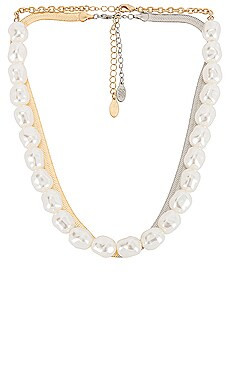 8 Other Reasons X Sofia Richie Pearl & Two Tone Layered Necklace in Pearl & Two Tone from Revolve... | Revolve Clothing (Global)