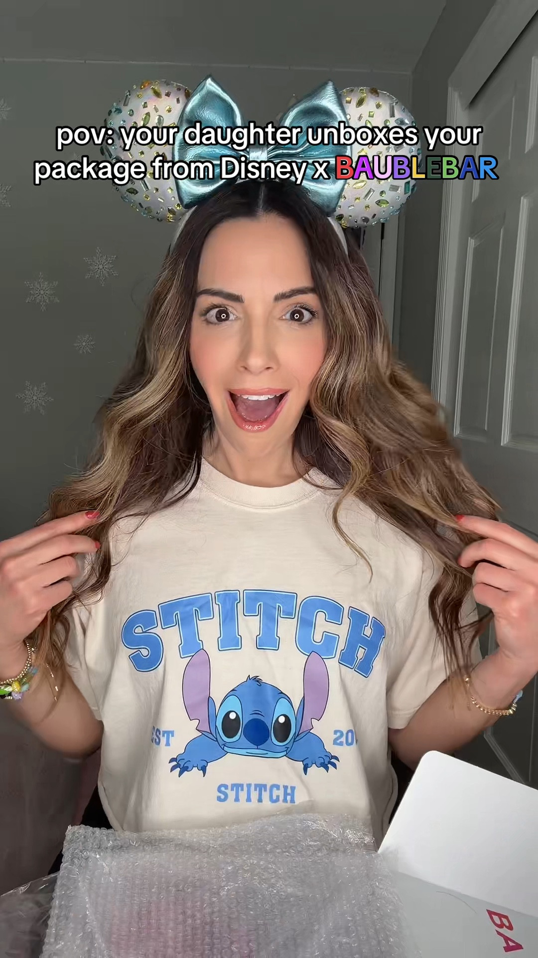 POV: YOUR DAUGHTER UNBOXES YOUR DISNEY X BAUBLEBAR PACKAGE 💎
