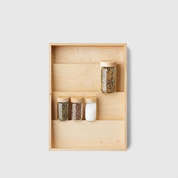 Marie Kondo Narrow In-Drawer Spice Organizer | The Container Store