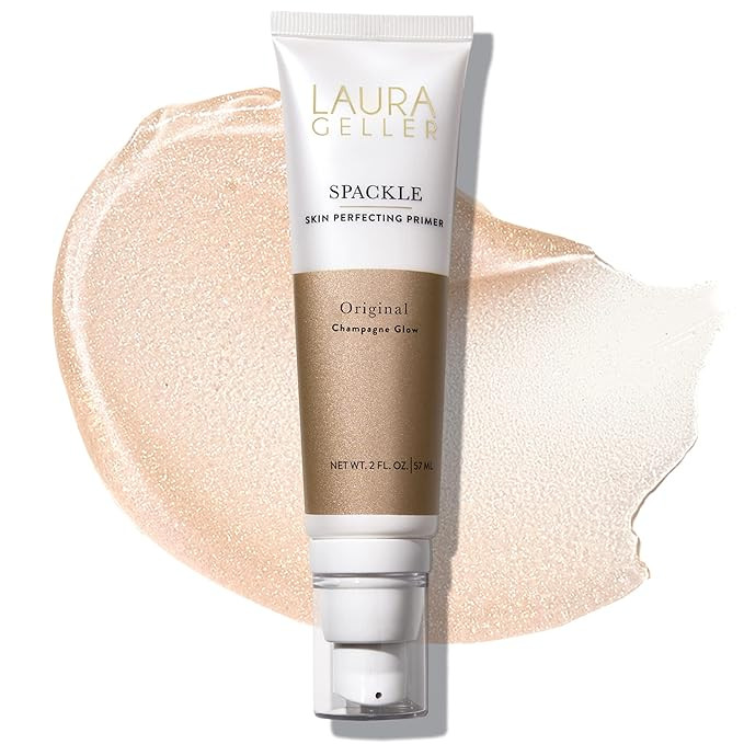 LAURA GELLER NEW YORK Spackle Primer - Champagne Glow - Super-Size 2 Fl Oz - Hyaluronic Acid Make... | Amazon (US)