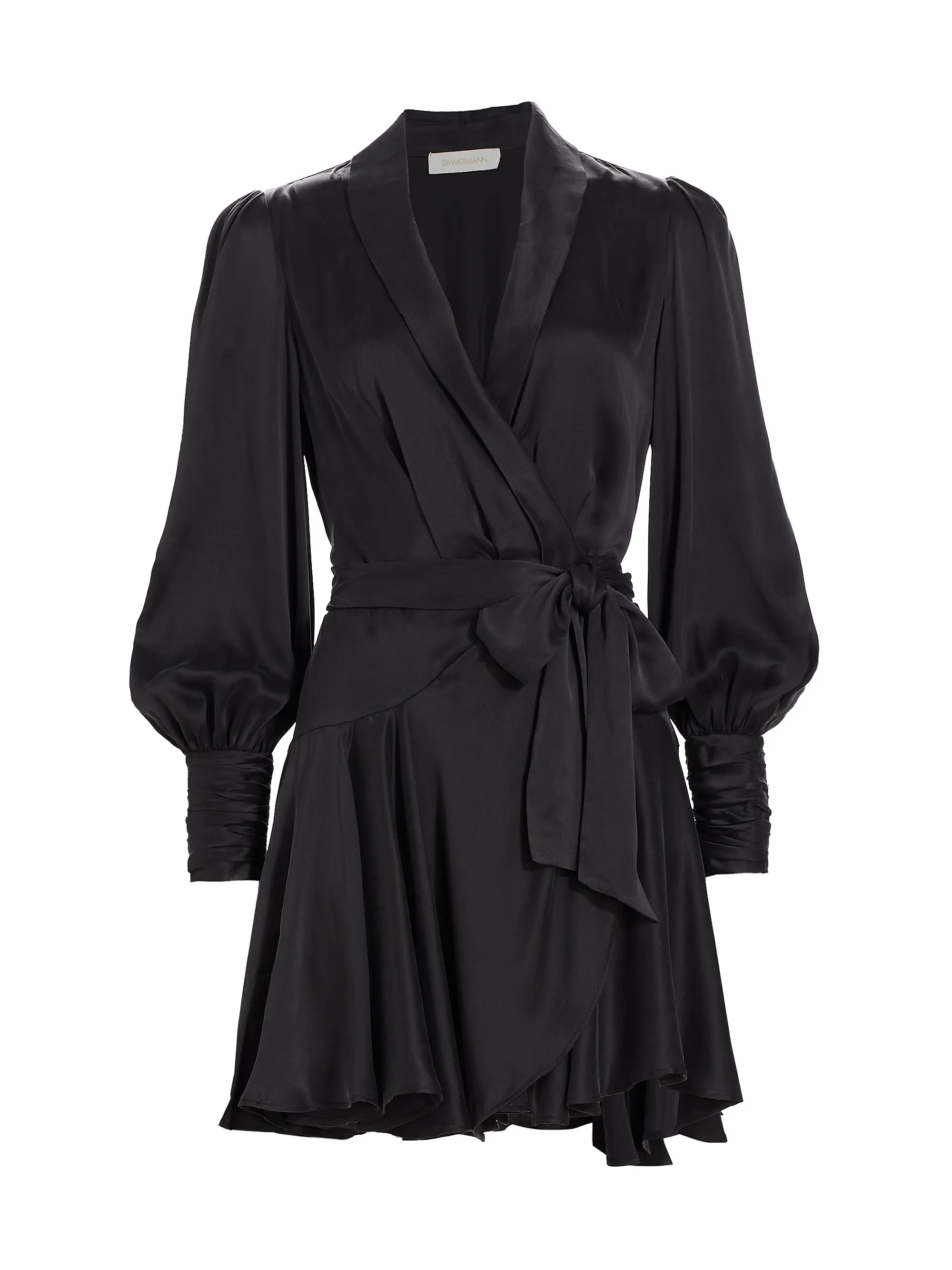 Silk Wrap Minidress | Saks Fifth Avenue