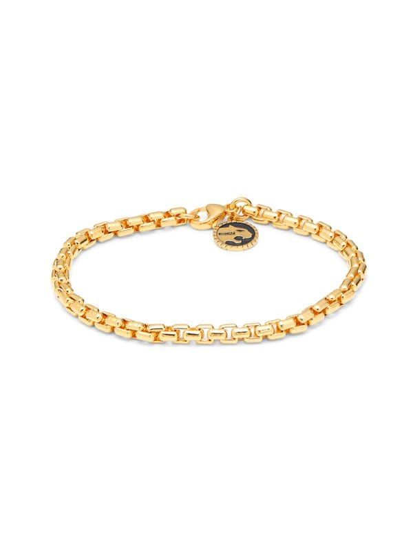 14K Goldplated Sterling Silver Panther Charm Bracelet | Saks Fifth Avenue OFF 5TH