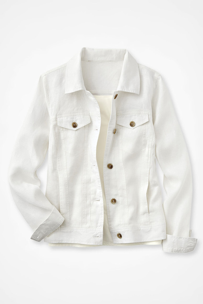 Journeys Lightweight Washable Linen Jacket | Coldwater Creek