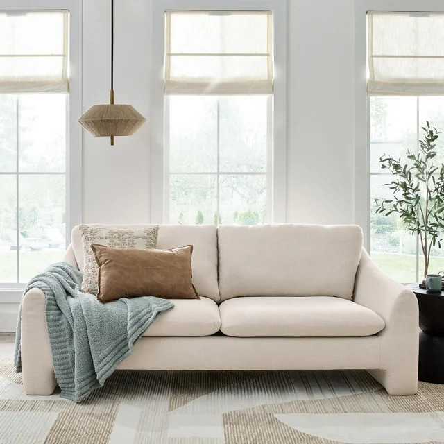 Better Homes & Gardens 83.86" Emerson Sofa, Cream | Walmart (US)