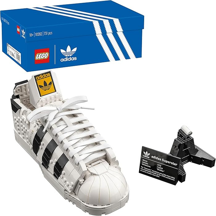 LEGO Adidas Originals Superstar 10282 Building Kit; Build and Display The Iconic Sneaker; New 202... | Amazon (US)