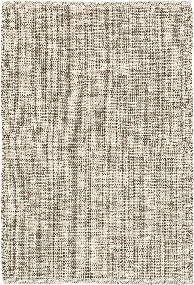 Dash and Albert Marled Brown Handwoven Cotton Rug, 10 X 14 Feet, Brown Geometric Pattern | Amazon (US)