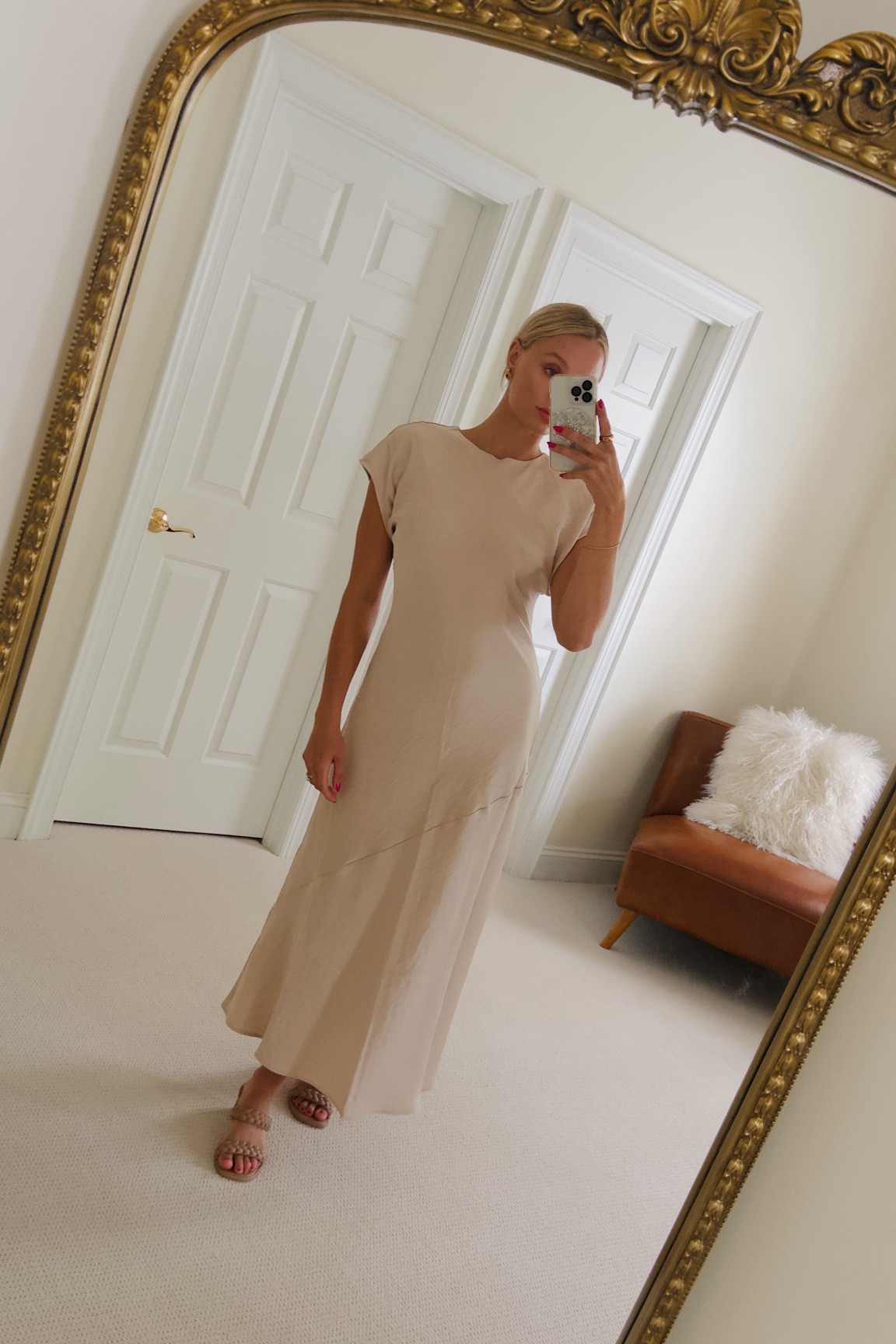 This dress is conservative but I love the style, fabric, everything! I feel like you could dress it up in so many ways 🤍

#LTKParties #LTKFindsUnder100 #LTKWorkwear