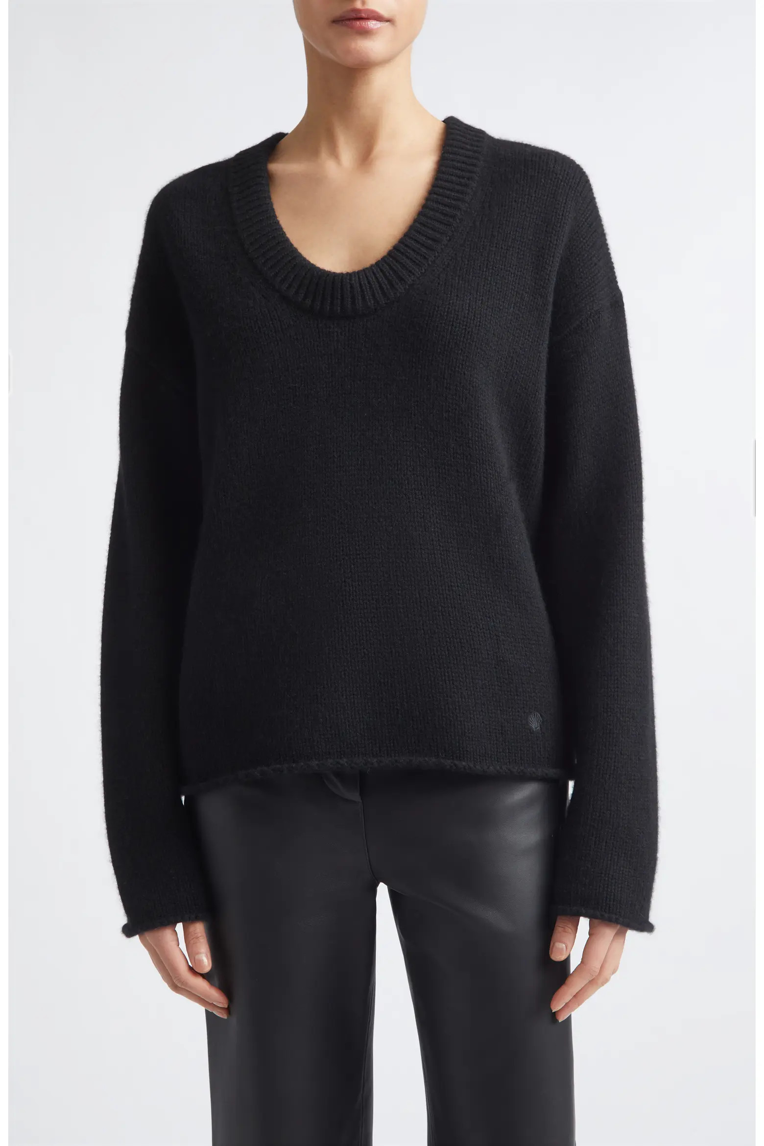 LOULOU DE SAISON Derry Cashmere U-Neck Sweater (Women) | Nordstrom | Nordstrom