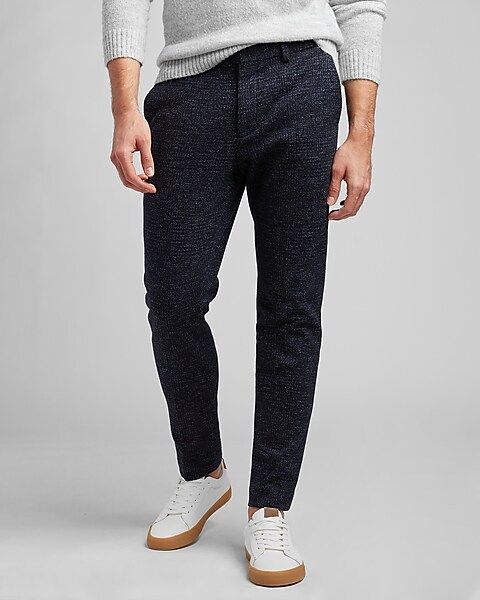 Extra Slim Textured Blue Soft Suit Pant | Express