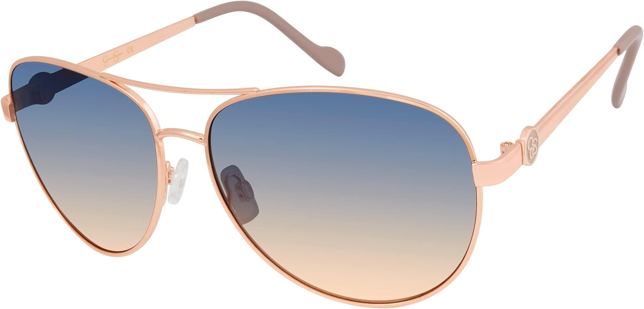 Jessica Simpson Women's J5596 Stylish Metal Aviator Pilot Sunglasses with Uv400 Protection. Glam ... | Amazon (US)