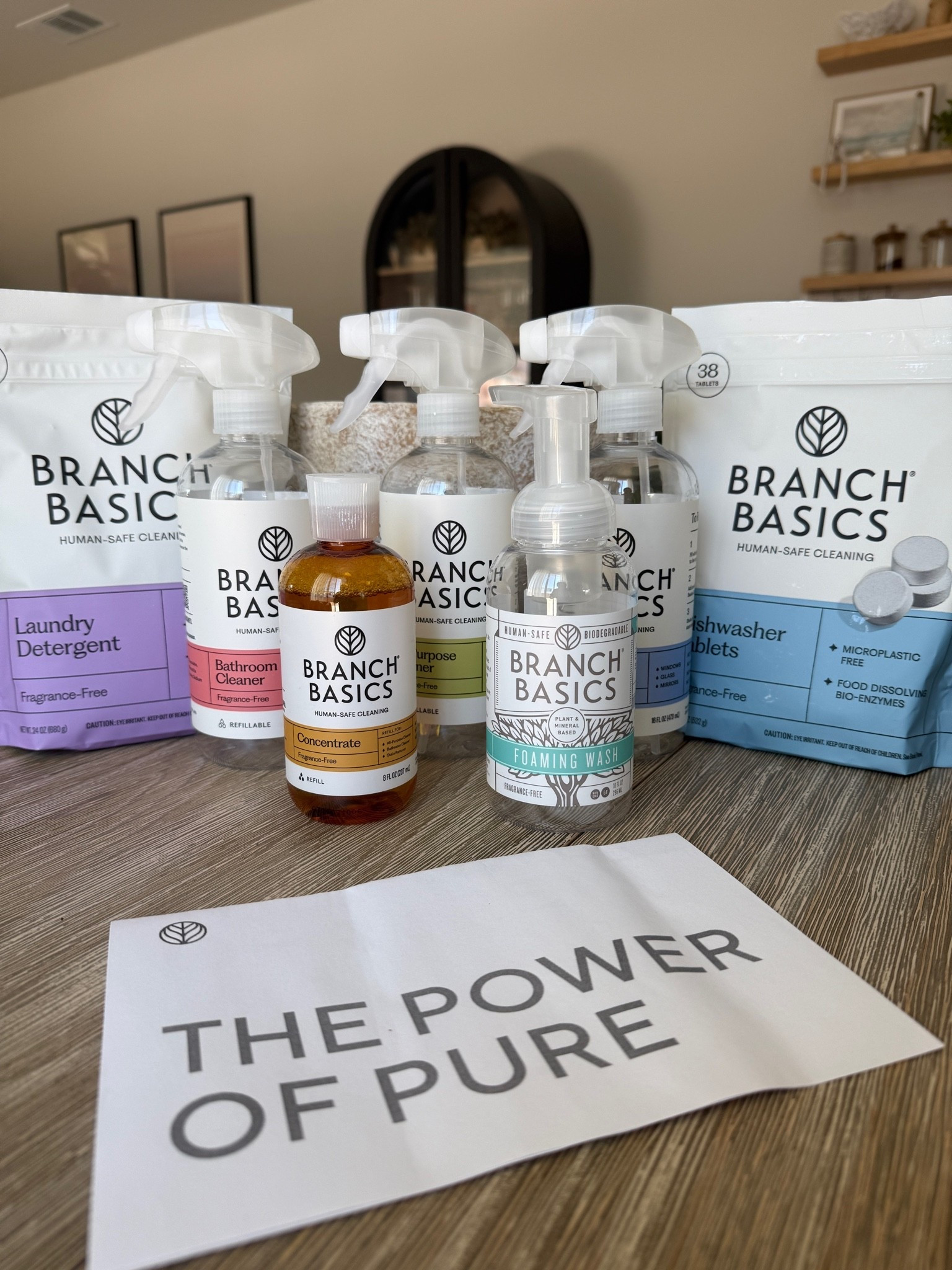So excited to try it this from @Branch Basics ✨✨✨

Switching to non-toxic products in our home- and these cleaning products just made sense! 🌱

#LTKmomlife #LTKHome #LTKselfcare